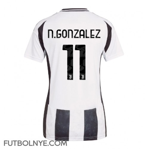 Camiseta Juventus Nicolas Gonzalez #11 Primera Equipación para mujer 2024-25 manga corta